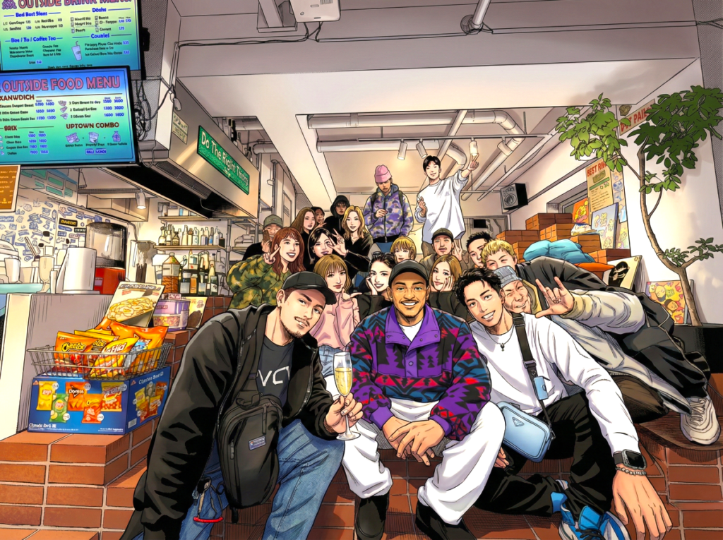 吉祥寺 Outside American Food Inc. February Birthday Party♪