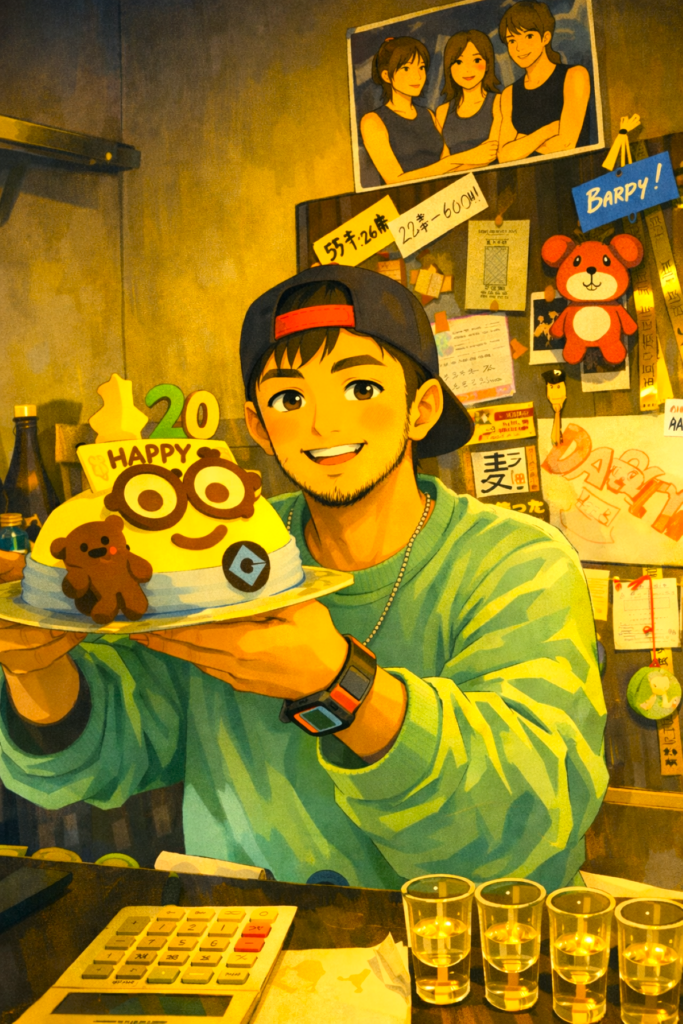 吉祥寺 ハモニカ横丁 清水屋1号店マスター Birthday Party♪